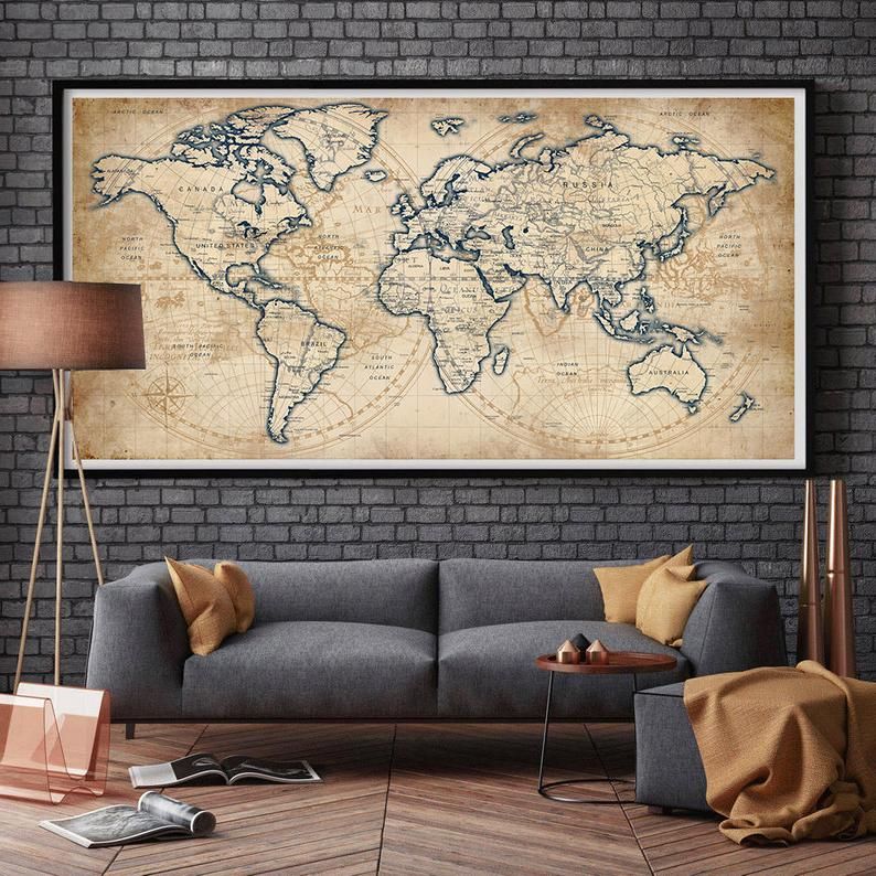 Tableau Carte Du Monde L Objet Ideal Pour Toute La Famille