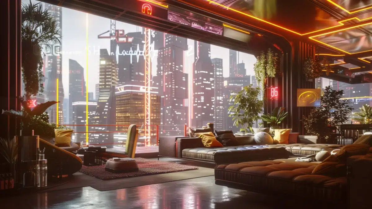 appartement futuriste