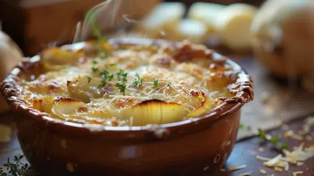 gratin de poireaux au parmesan