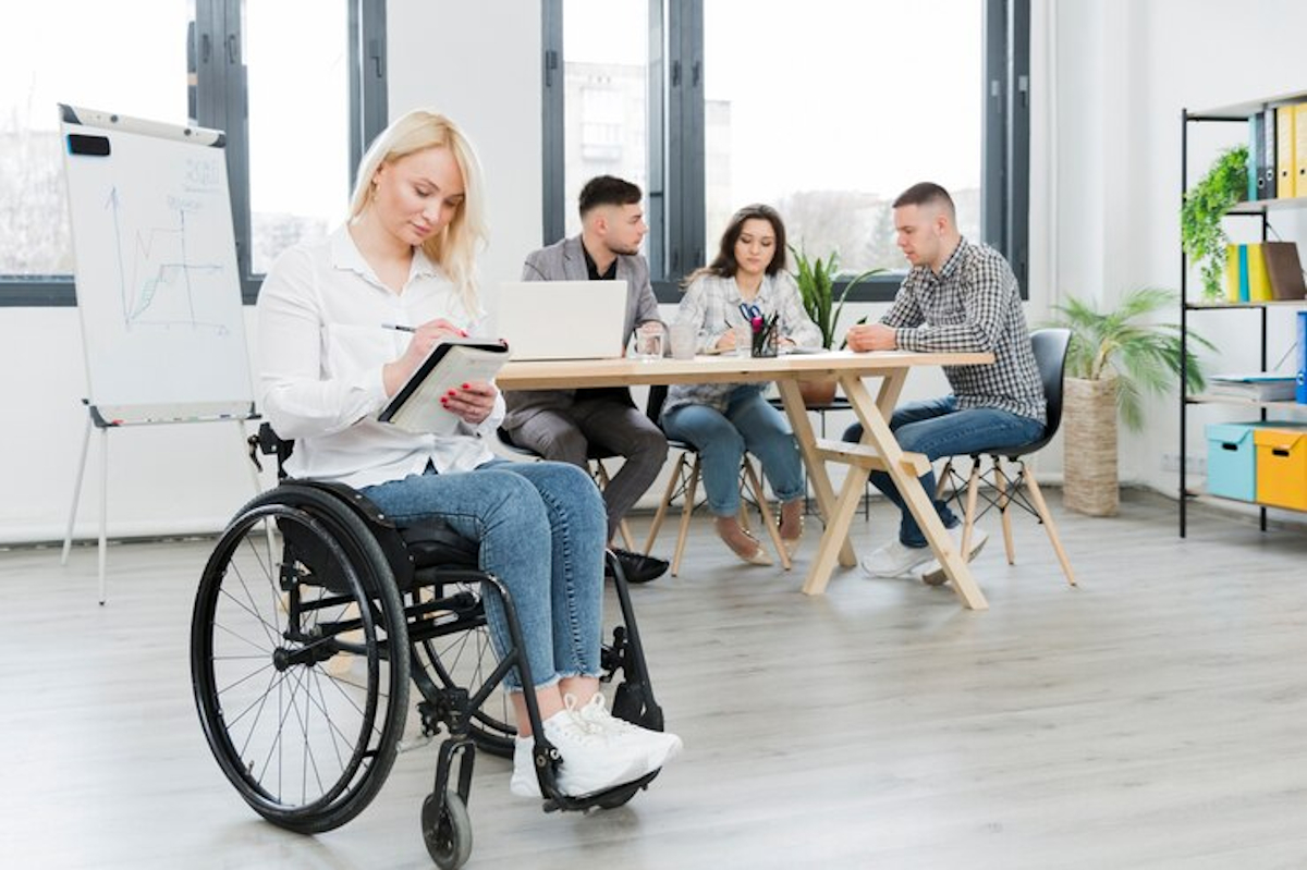 espace travail handicapées