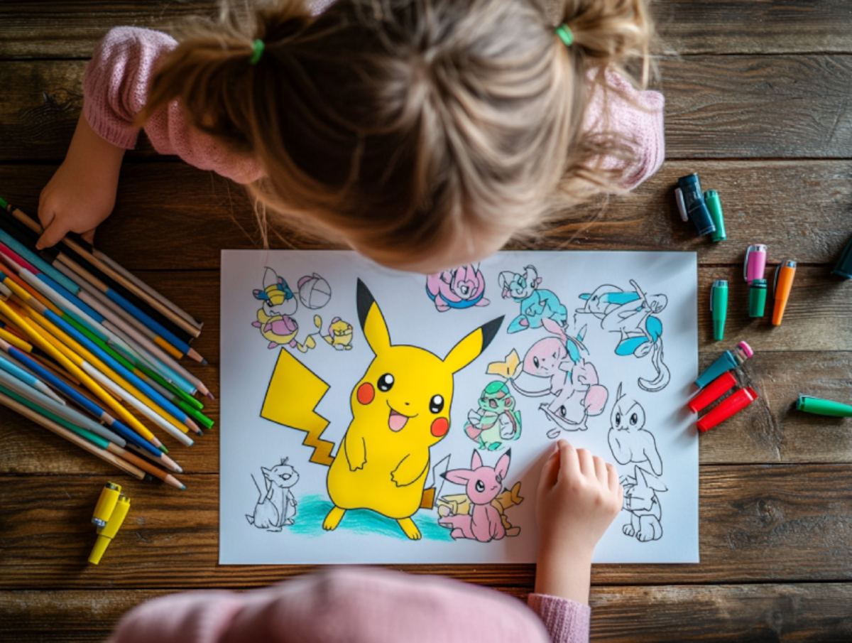 pokémon et enfant